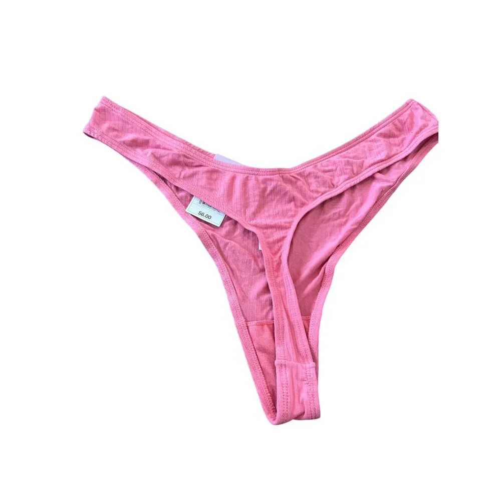 NWT Auden Modal Blend Pink Thong XL (16) - Picture 3 of 5